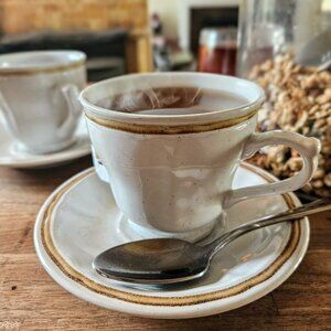 Hearthside “The Classics / Heritage” Stoneware Cup & Saucer set